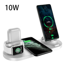 Load image into Gallery viewer, Wireless Charger For IPhone Fast Charger For Phone Fast Charging Pad For Phone Watch 6 In 1 Charging Dock Station
