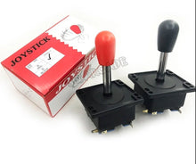 Load image into Gallery viewer, 2pcs/Lot Arcade game machine stick Red/Black bat top 2 4 8 way Spanish style joystick with microswitch
