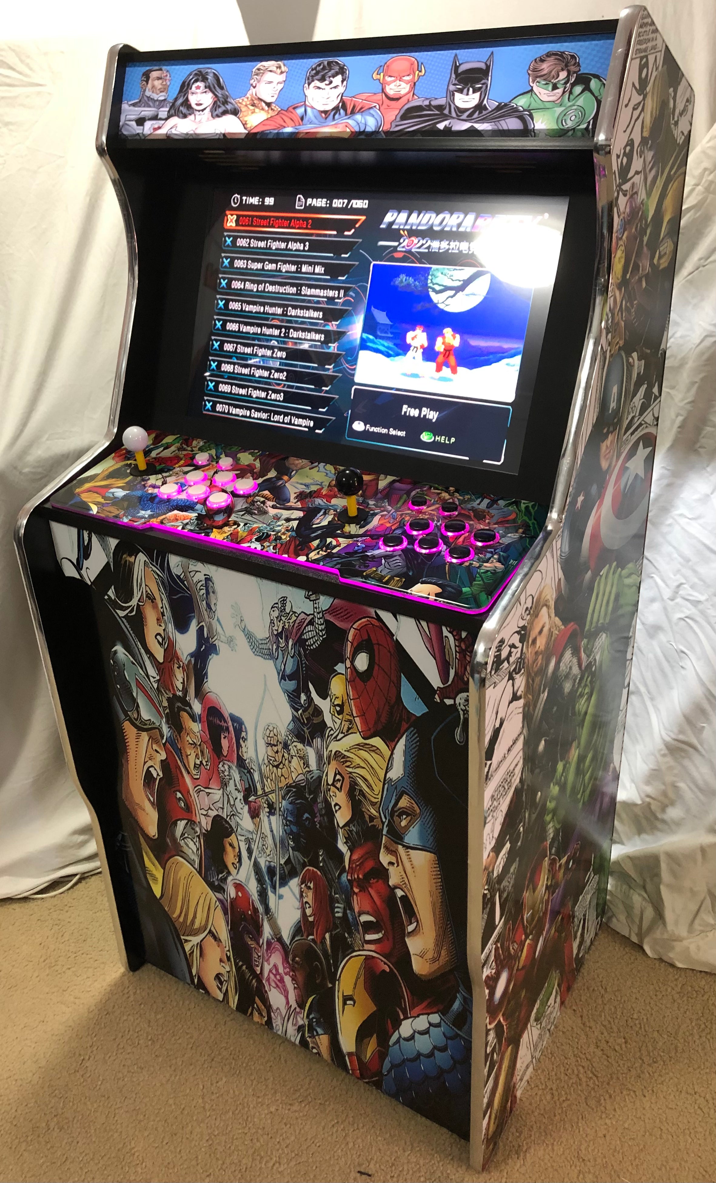 Pandora box Arcade 8000 games-Mid size – Arcade Machines Australia